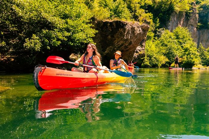 descente des gorges du tarn en canoe de la malene 